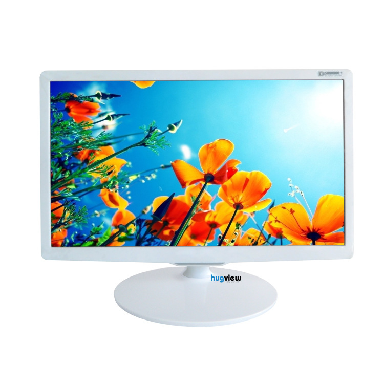 白色显示器 vga显示器 20英寸白色 1600*900电脑显示器
