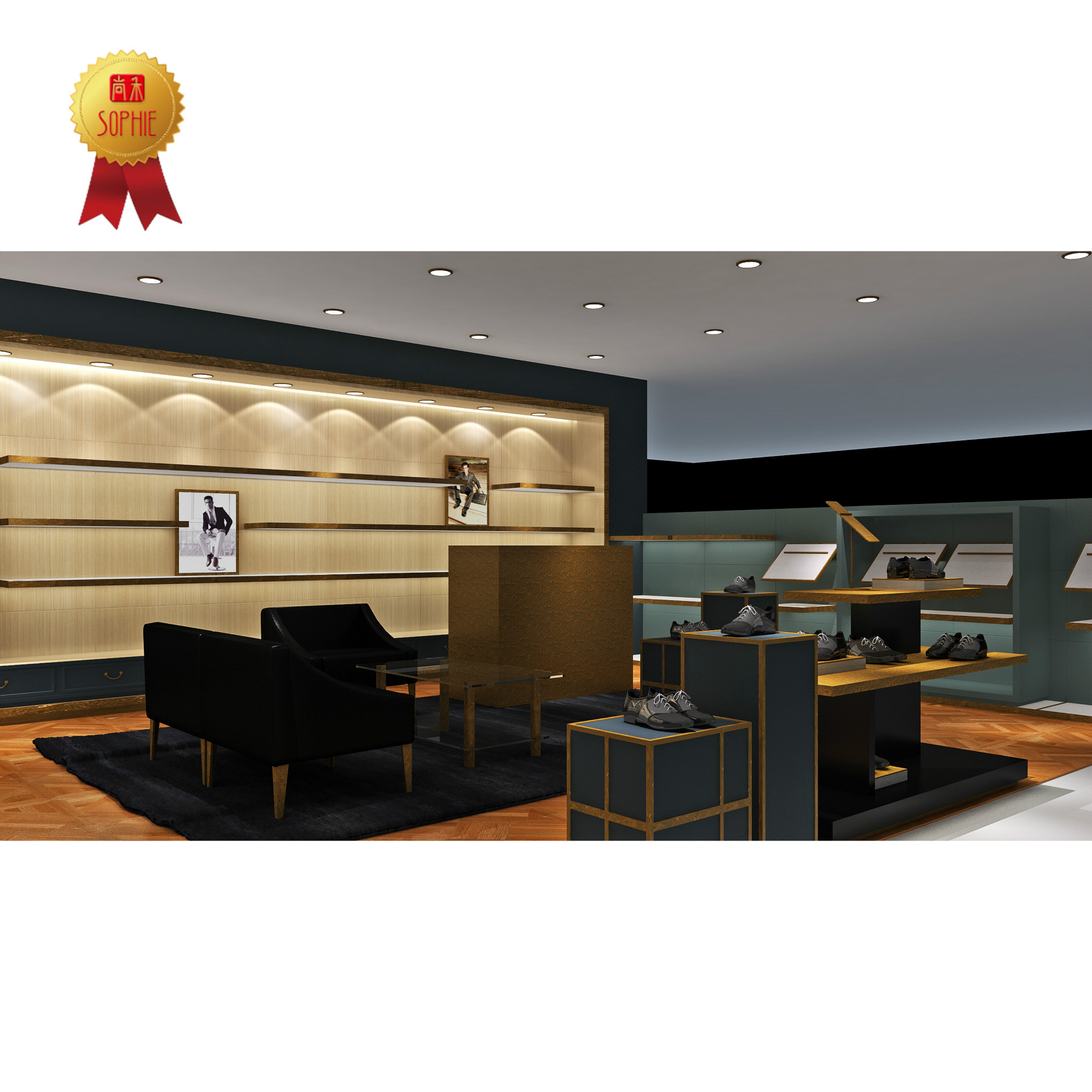 广州尚禾展柜厂定制批发密度板珠宝烤漆柜 精品烤漆柜定制