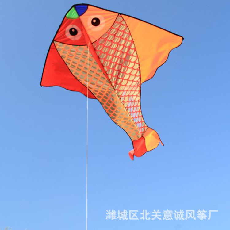 双鱼风筝定制2017新款上市儿童易飞风筝春季特惠定制批发
