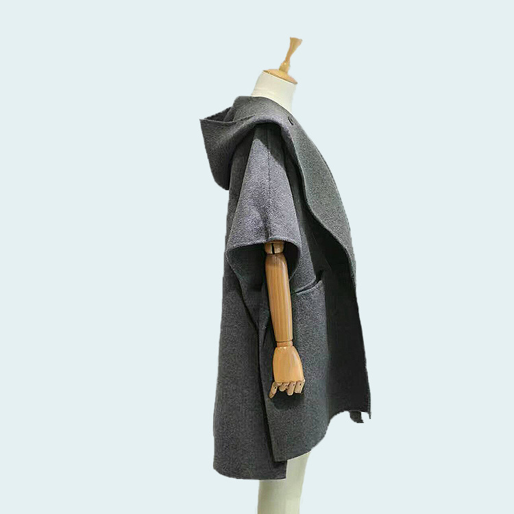 8104#韩国原单专柜代购新品大斗衣加厚手缝双面呢面料