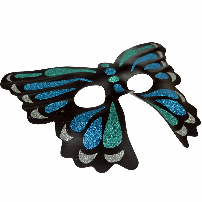 新款环保复合面具蝴蝶眼罩化妆舞会派对面具圣诞创意情趣假面眼罩