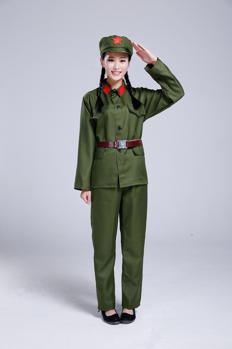 男女款八路军红军演出服饰解放军新四军 适用性别:中性/男女均可 颜色