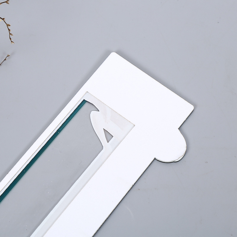 展示价格签牌定制 亚克力透明墙贴平贴标价签 商品价格牌