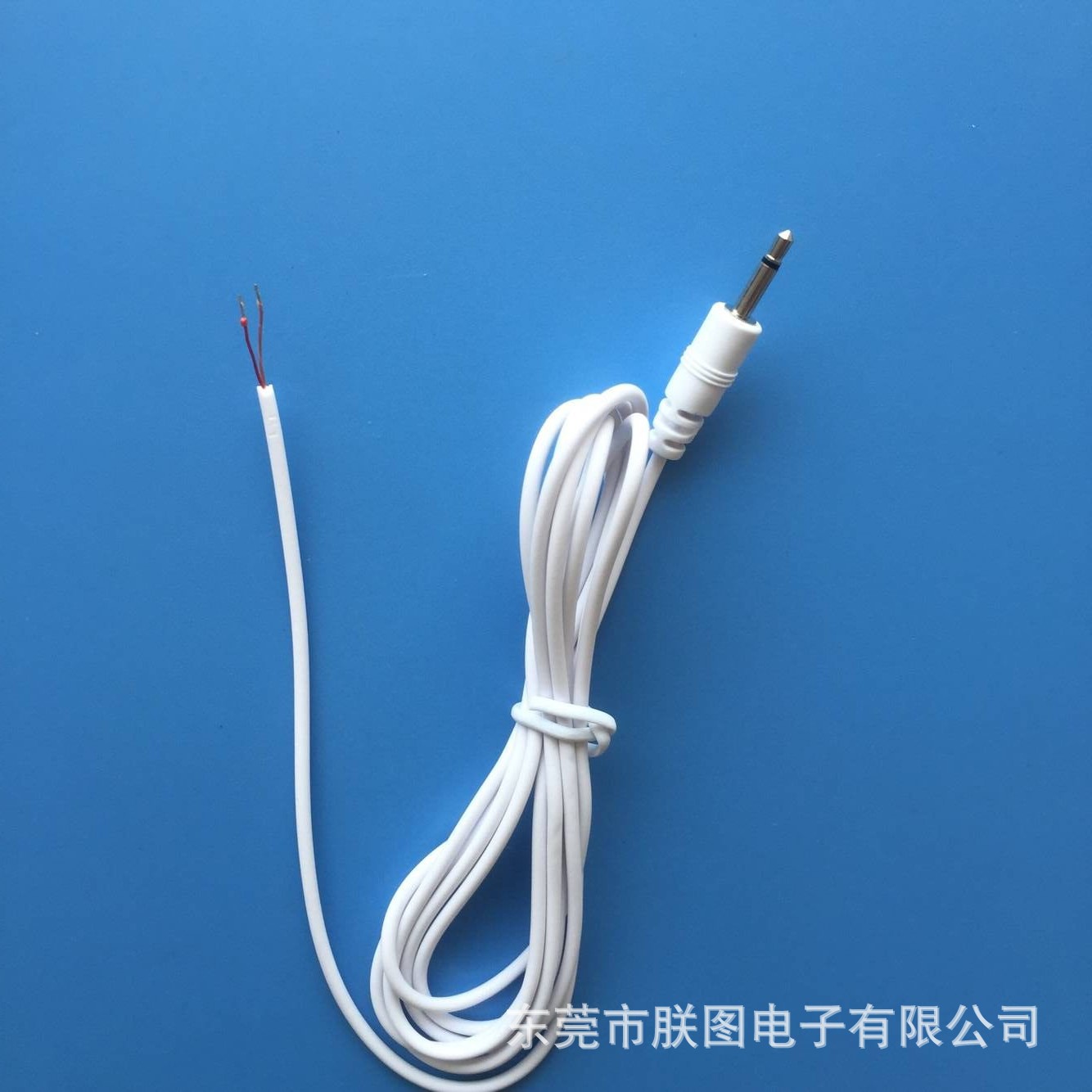 5单声道2芯白色传感器线材2.5单音耳机插头线