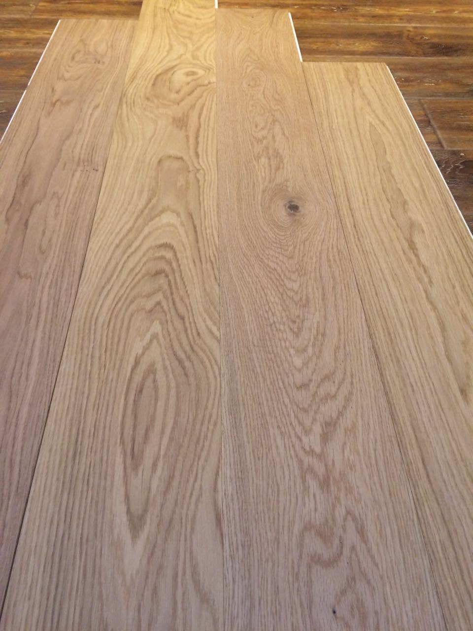 uv漆全哑光橡木实木复合地板 地暖木地板