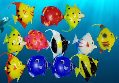 厂家直销塑料水族鱼仿真塑料鱼水族用品