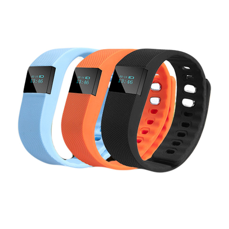 厂家批发英文硅胶腕带健康运动礼品蓝牙防丢运动计步儿童智能手表