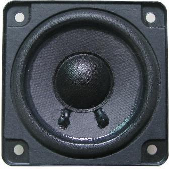 5寸全频纸盆正方铁氧体铁盆架喇叭单元 4欧