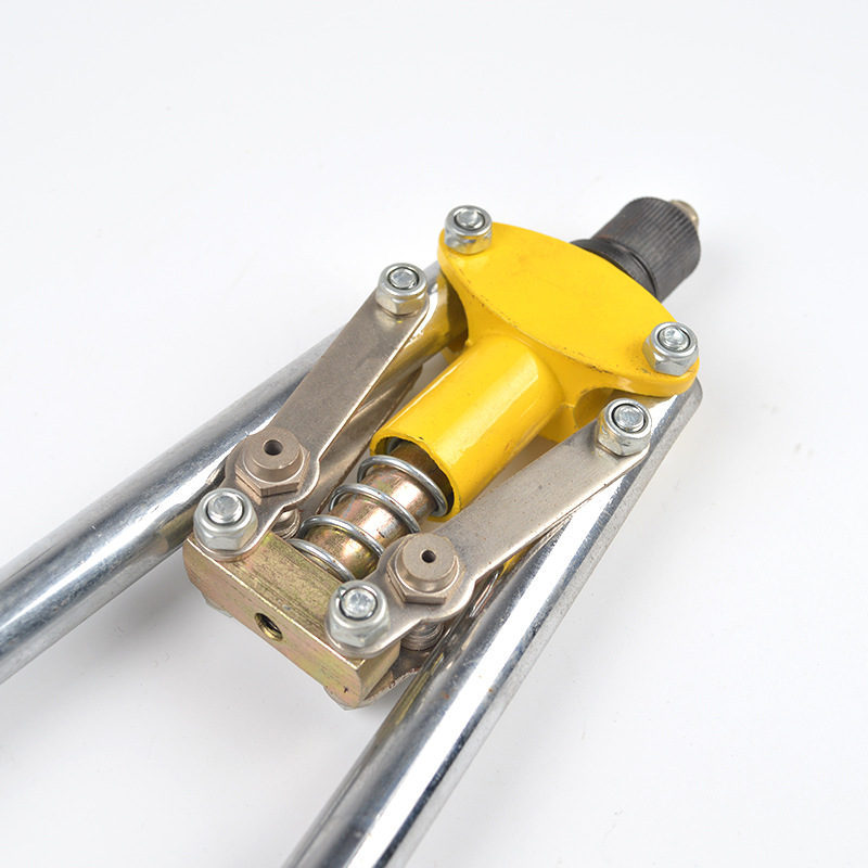 工匠大伯双把拉铆枪 双色精品手动双把抽芯铆钉枪 - 工具批发网