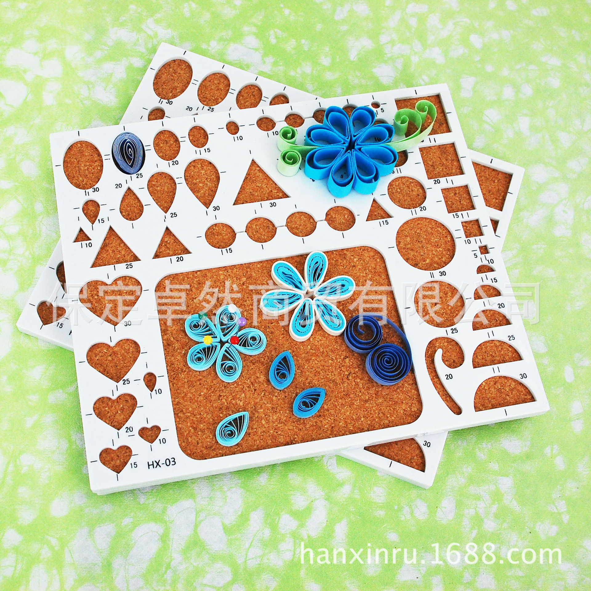 工厂直销批发衍纸模板3#衍纸专用型板diy制作衍纸工具升级版形板