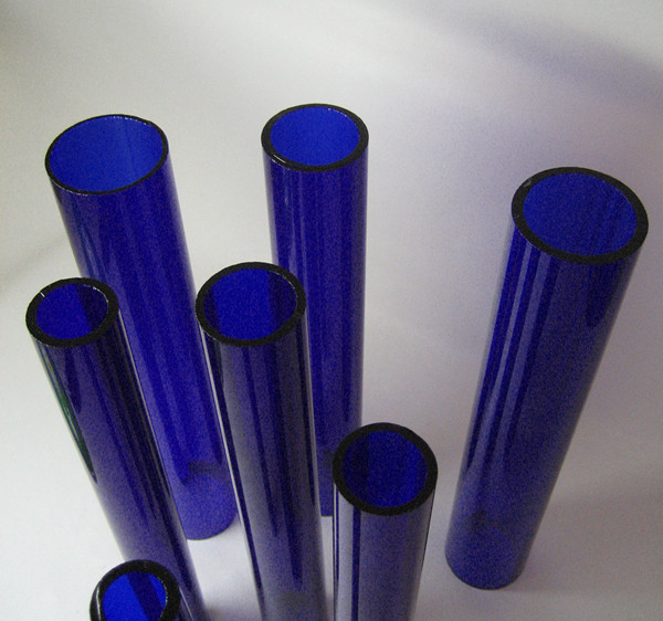 蓝色高硼硅玻璃管