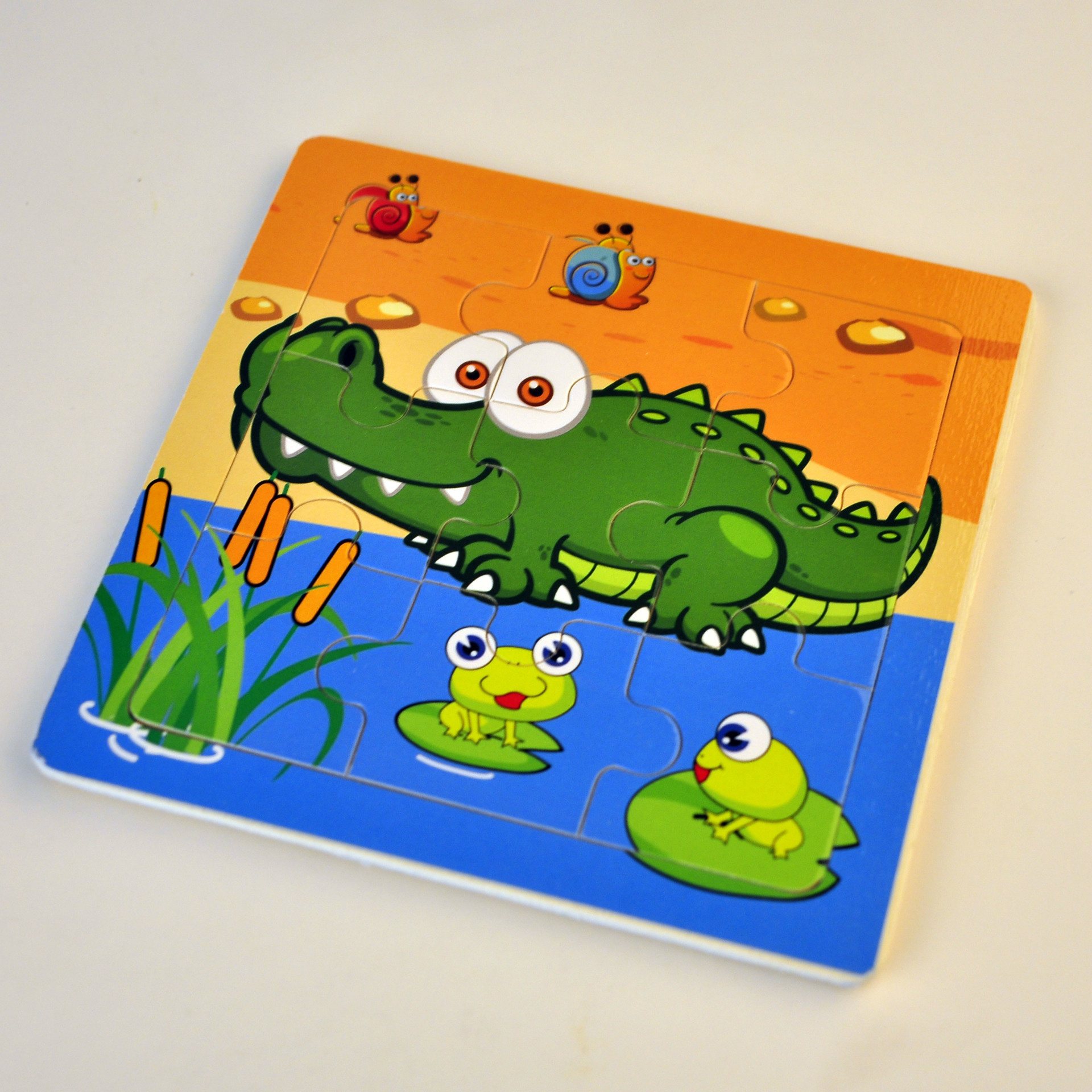 宝宝儿童幼儿早教益智卡通动物园拼图拼板 卡通造型 全脑发育