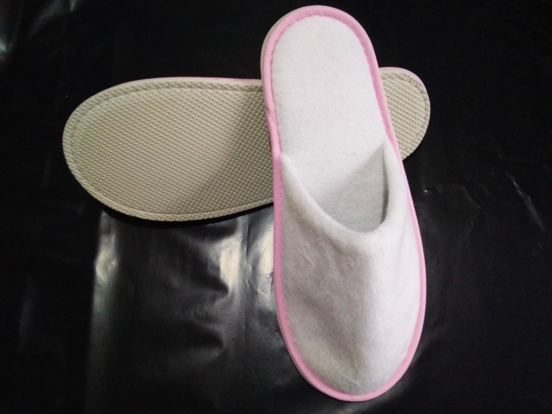 纺棉一次性拖鞋 酒店一次性用品 拖鞋厂家直销专业生产可定制