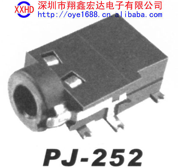 供应PJ-252#2.5|3.5耳机插座|音频插座|耳机插孔|音频视频插座