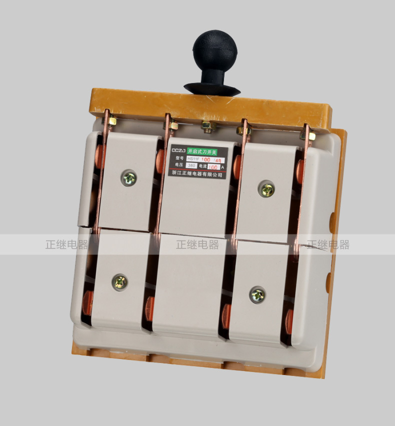 100a闸刀开关hs11f-100/48三相四线双投倒顺刀开关 双向切换刀闸