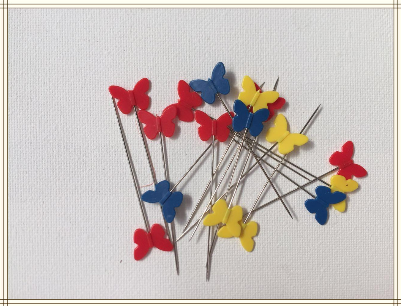 工厂直销蝴蝶大头针手工diy缝纫拼布固定