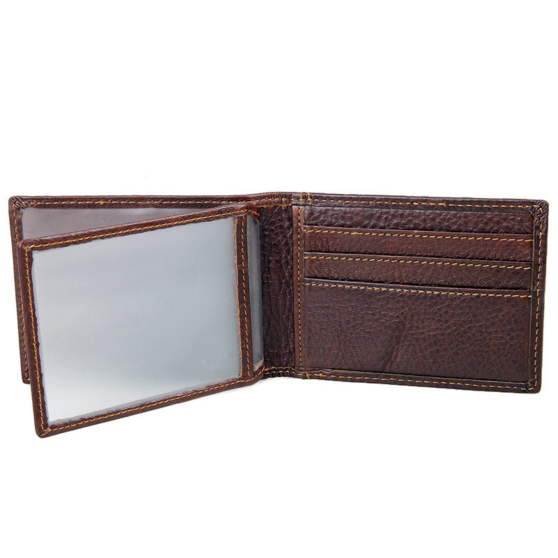 商务男士牛皮夹 证件夹 身份证 驾驶证皮夹 7169