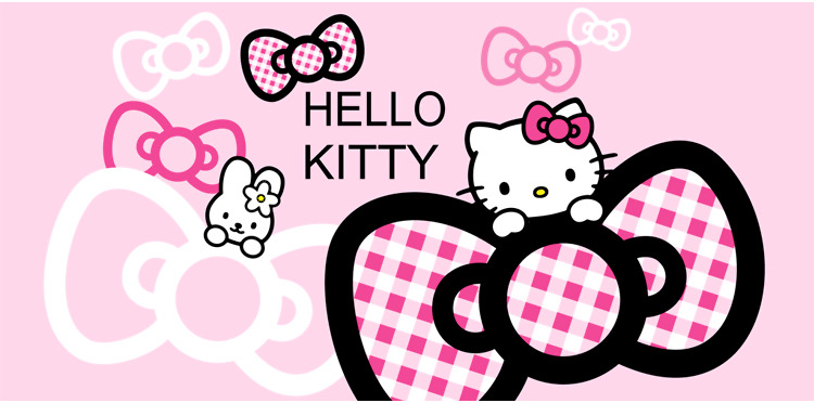 hello kitty凯蒂猫8款底座粉红可爱kt猫手办公仔百塔车载蛋糕摆件