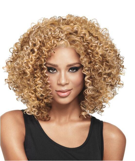 非洲假发 短发假发 黑人发头套 小卷爆炸头套 欧美热销