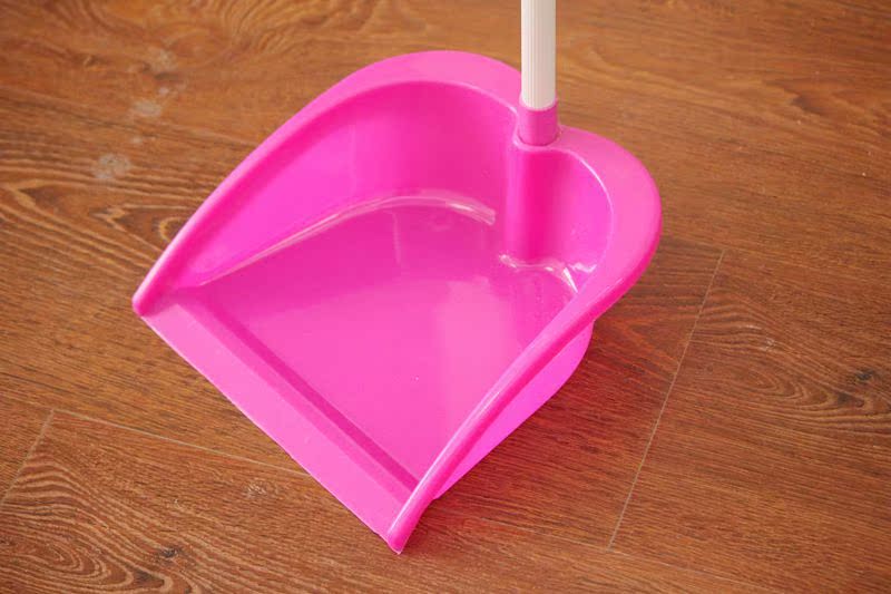 家务清洁用塑料簸箕 垃圾斗 白色塑料柄撮箕