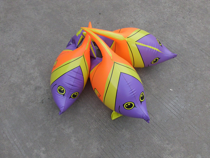 充气亲子玩具校园礼物装饰戏水热带鱼仿真道具模型充气鱼