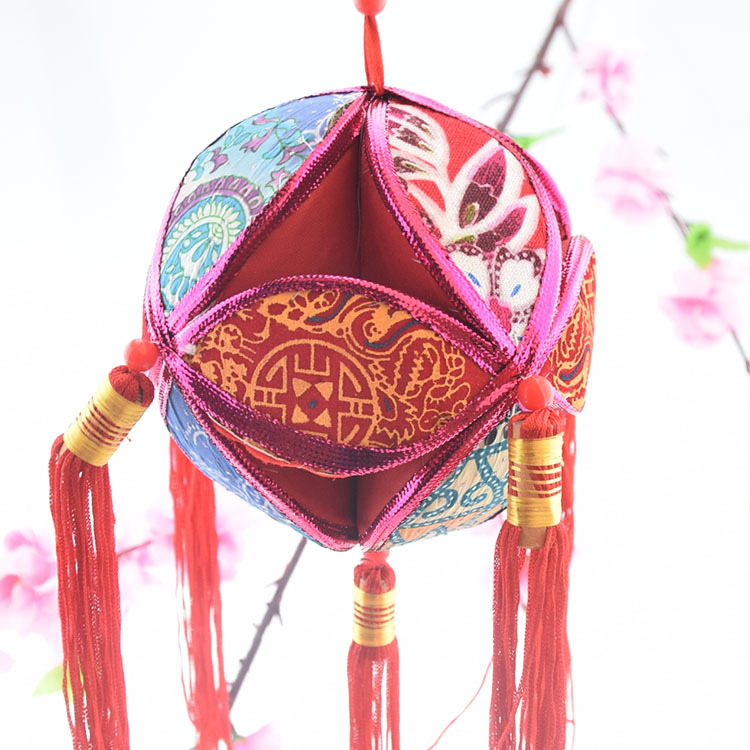 广西壮族绣球 民族刺绣 12公分绣球工艺品 舞蹈婚庆用品 批发