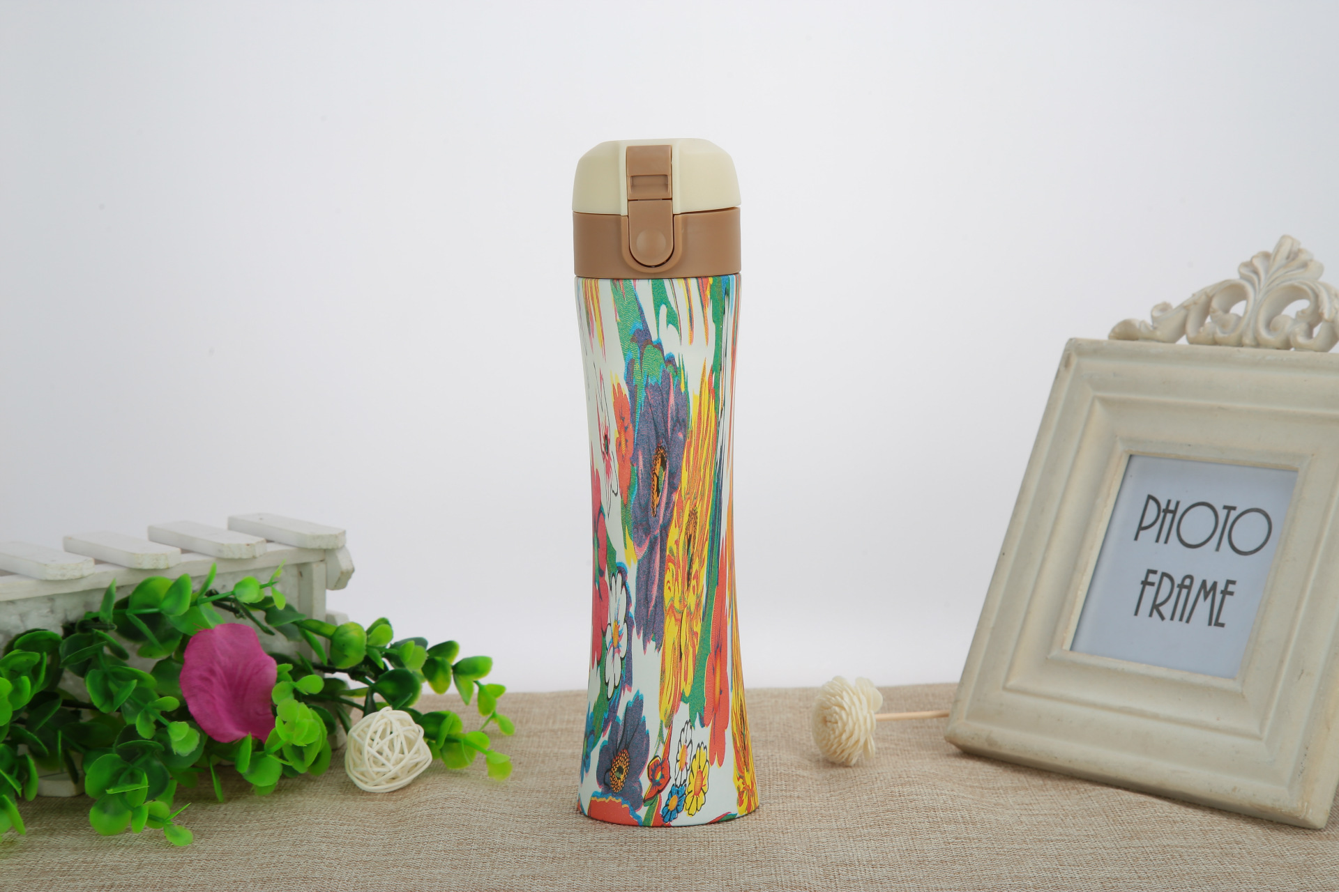 500ml小蛮腰学生女生双层水杯保温杯定制批发