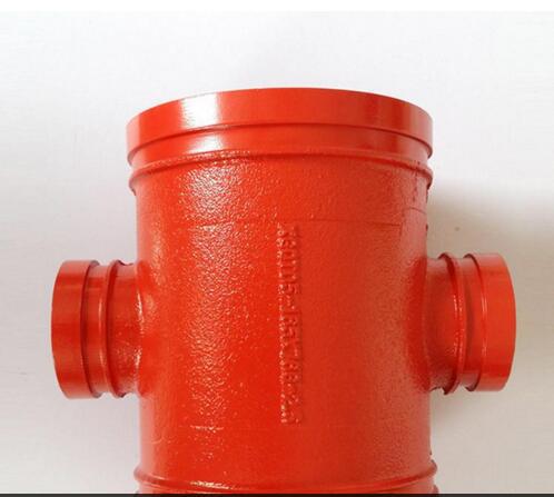 厂家直销消防管件异径四通