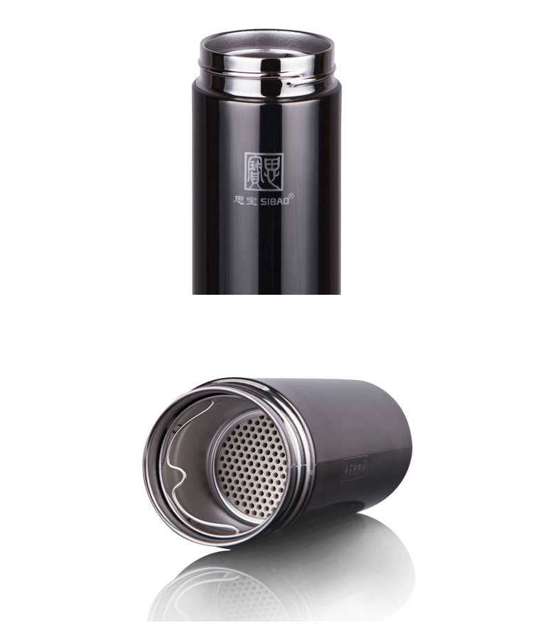 思宝正品黑金刚纳米能量保温杯不锈钢真空车