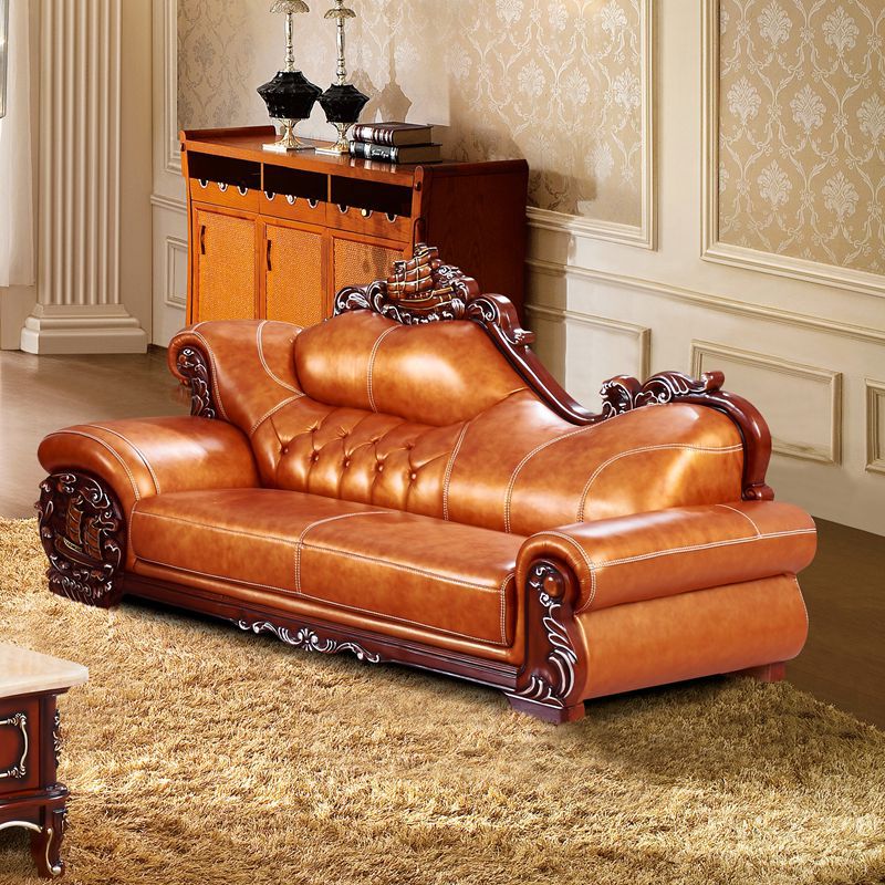 真皮沙发_大款厚黄牛皮沙发客厅大小户13贵真皮沙发组合 - 阿里巴巴