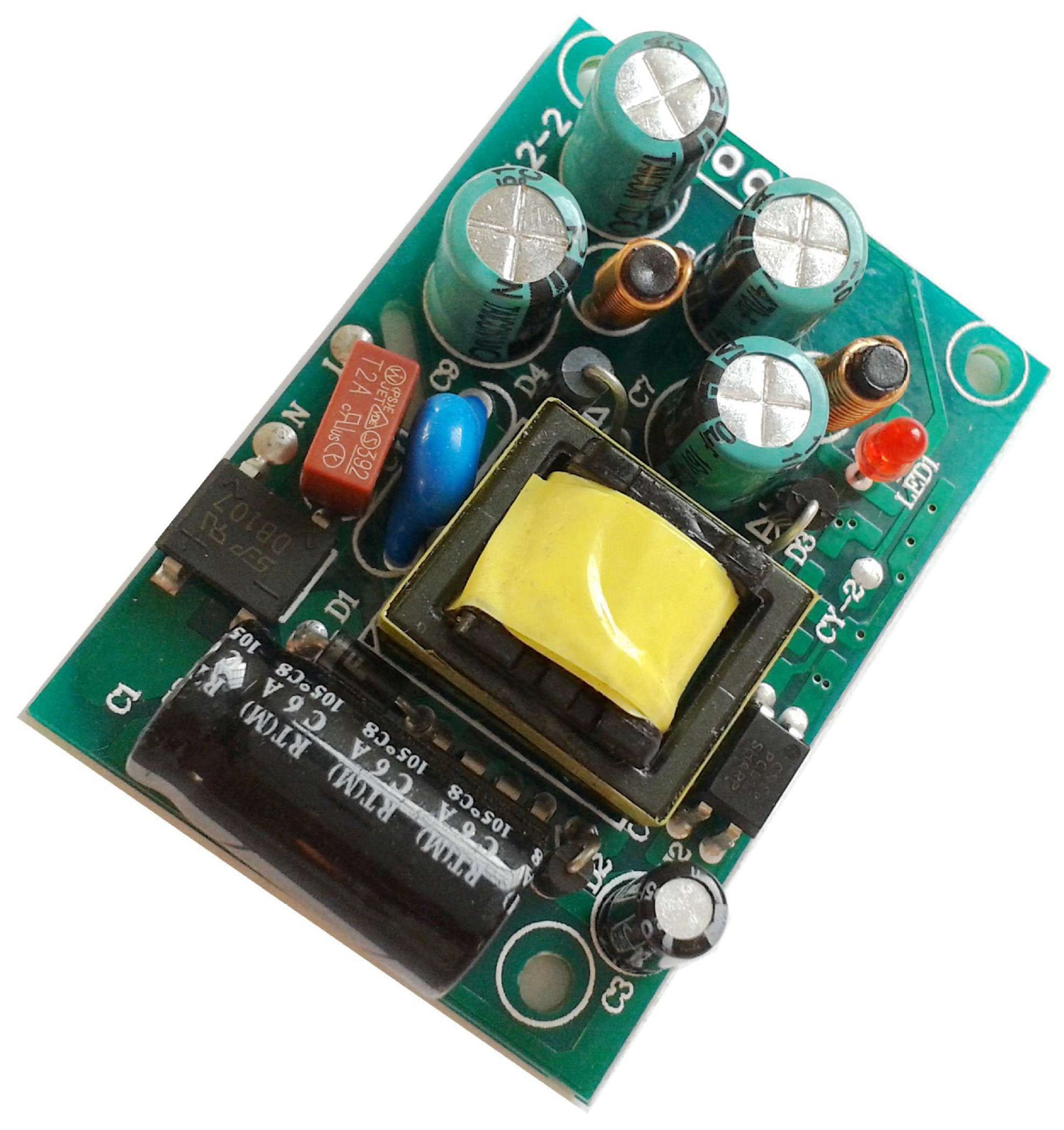 双路隔离电源12v0.8a/5v0.5a模块电源厂家直销ac-dc工业电源