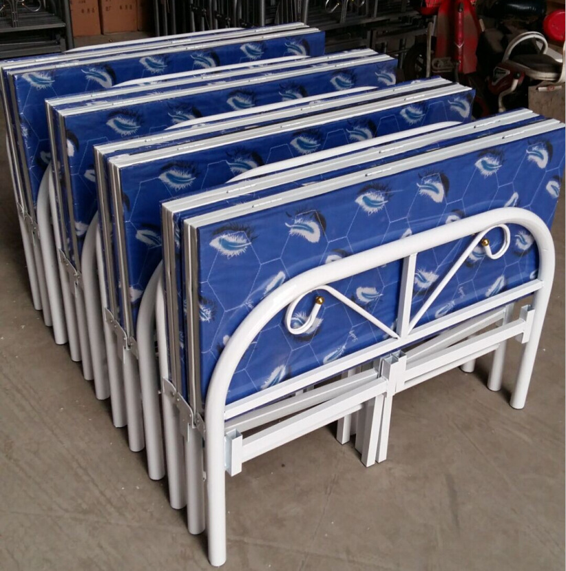 家用休闲单人床午睡午休折叠床四折床100*196cm 120*196cm