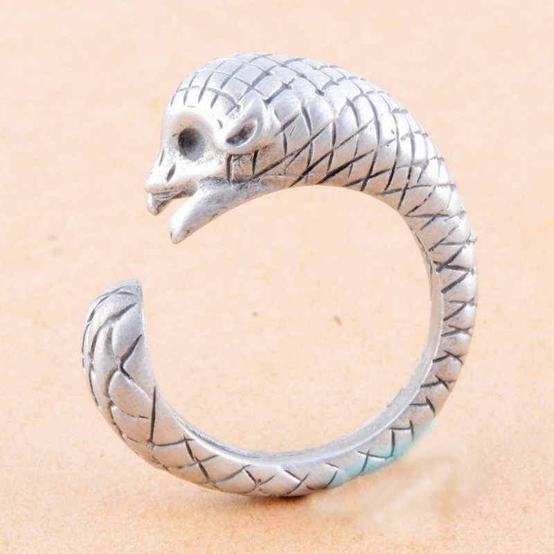 新软合金电镀开口可调节外贸热卖饰品卡通动物穿山甲戒指