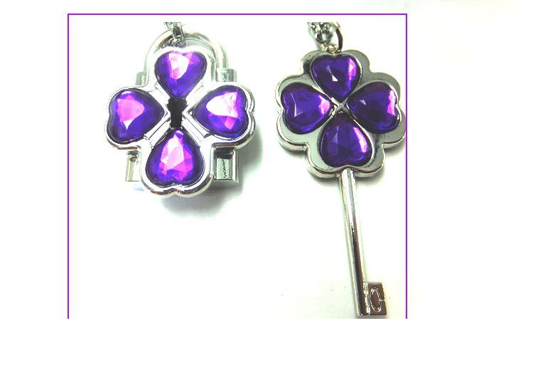 厂家直销守护甜心锁项链锁 合金小锁 金属锁学生文具收纳盒锁