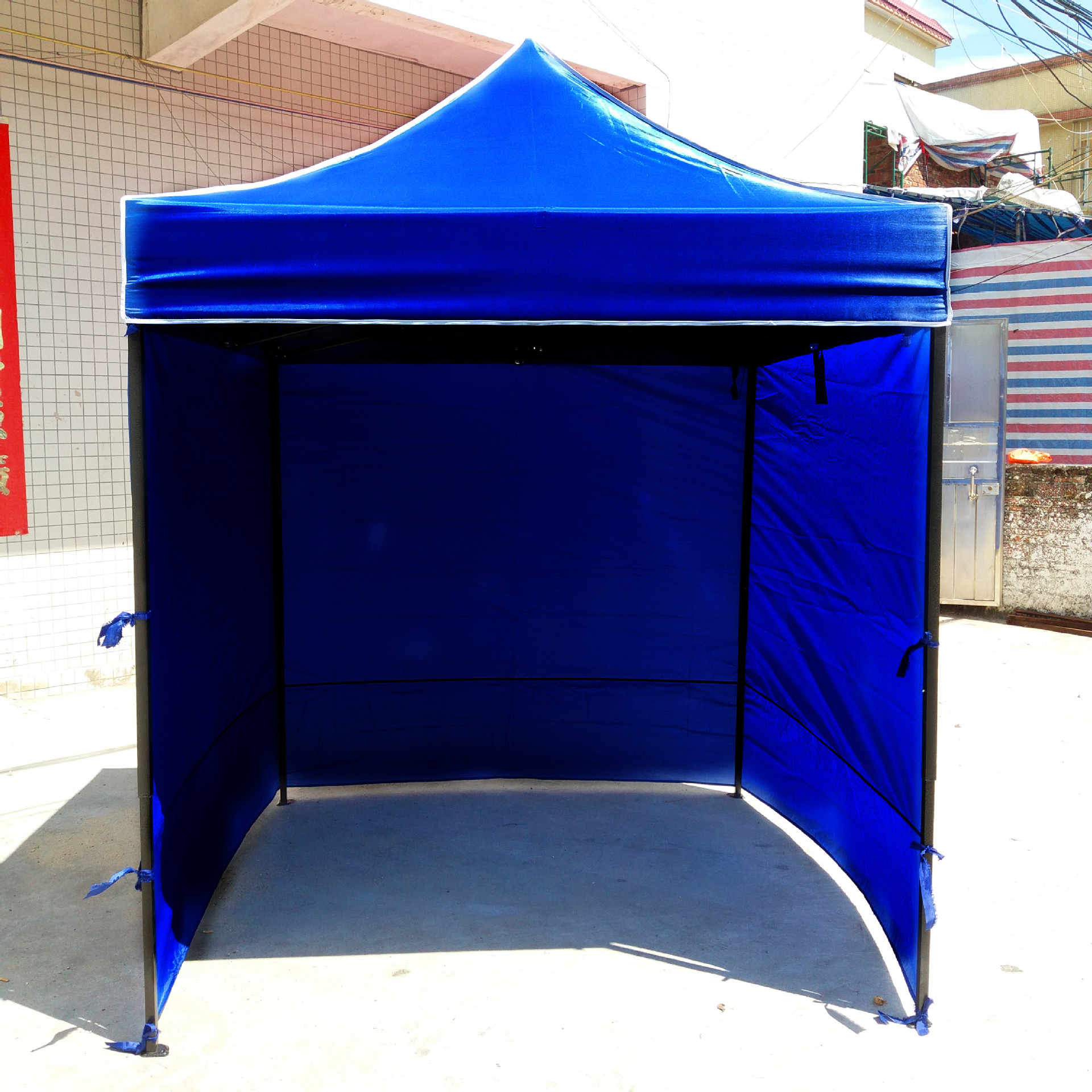 厂家包邮围布地摊摆摊折叠户外遮阳防水帐篷加厚加密牛津布帐篷伞