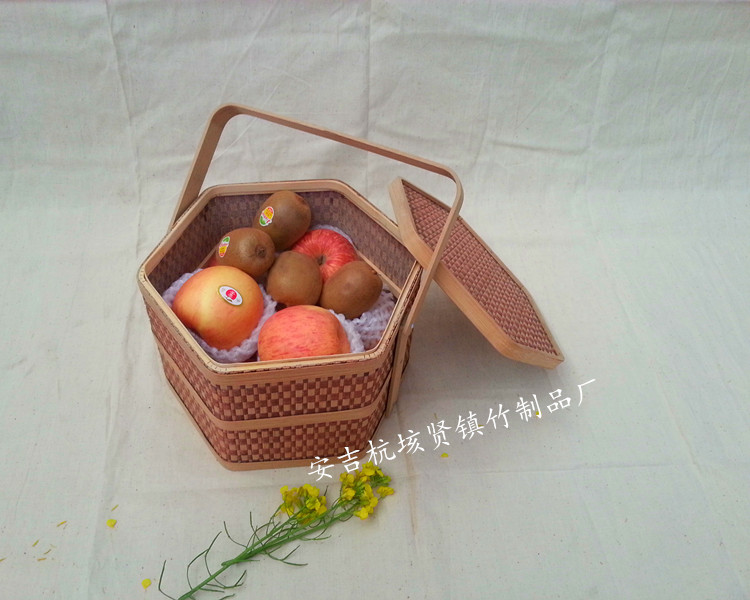 竹篮子 大闸蟹包装礼盒 粽子篮 水果篮 鸡蛋篮 竹筐竹篓 .