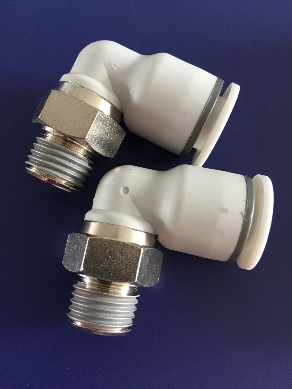 亿日pl精品弯头快插接头- l型螺纹弯头