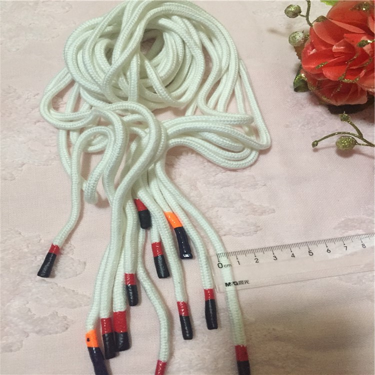 新款手工包胶裤头绳连帽衣绳子服装辅料宝诚编织纺织辅料厂家现货