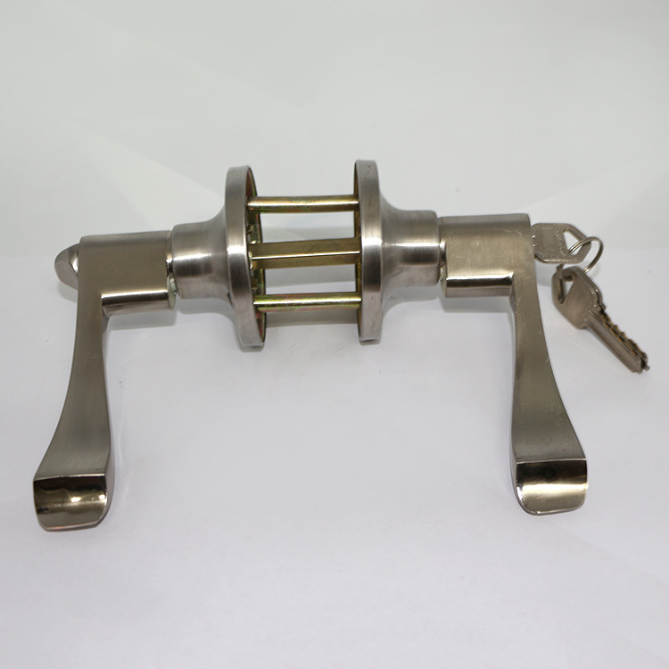 新品推荐 优质不锈钢拉丝三杆锁 青古三杆锁 多款式可定制