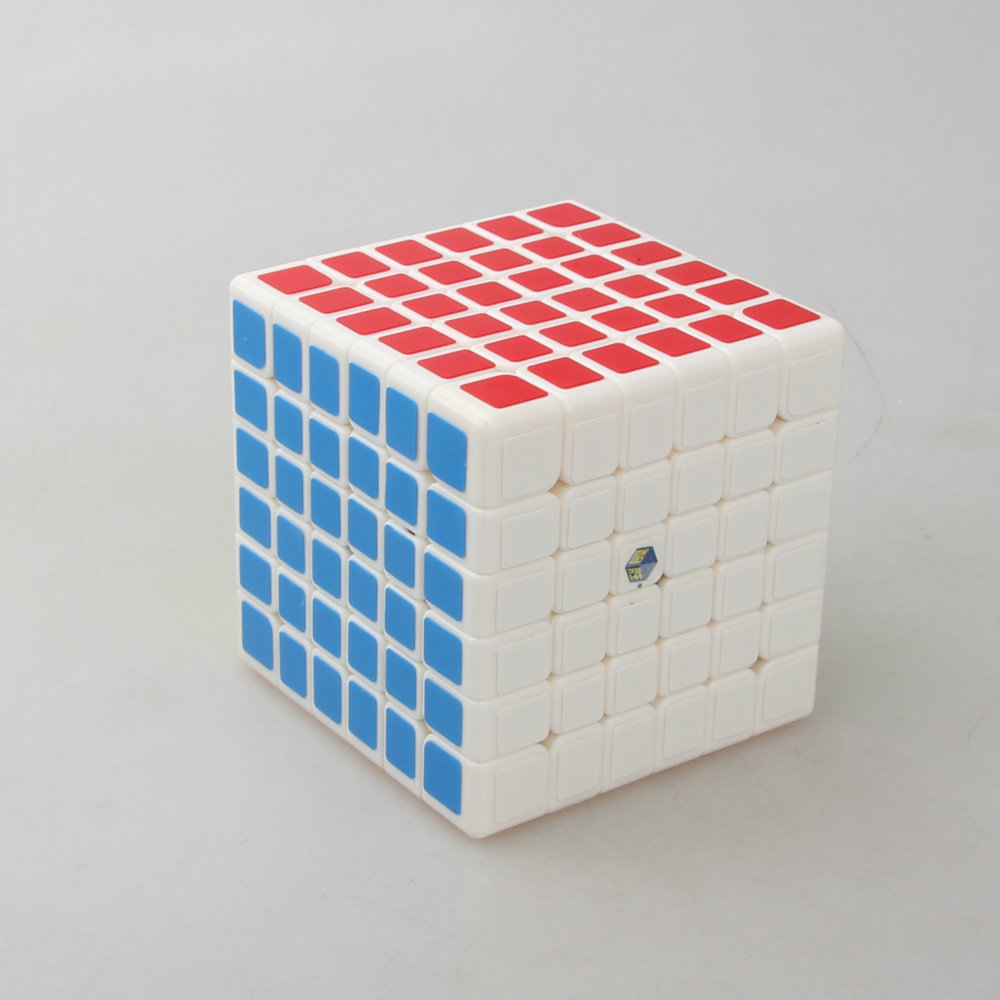 【智胜 红麒麟六阶魔方 白色】6x6 66mm 6阶黑底魔方 速拧新品