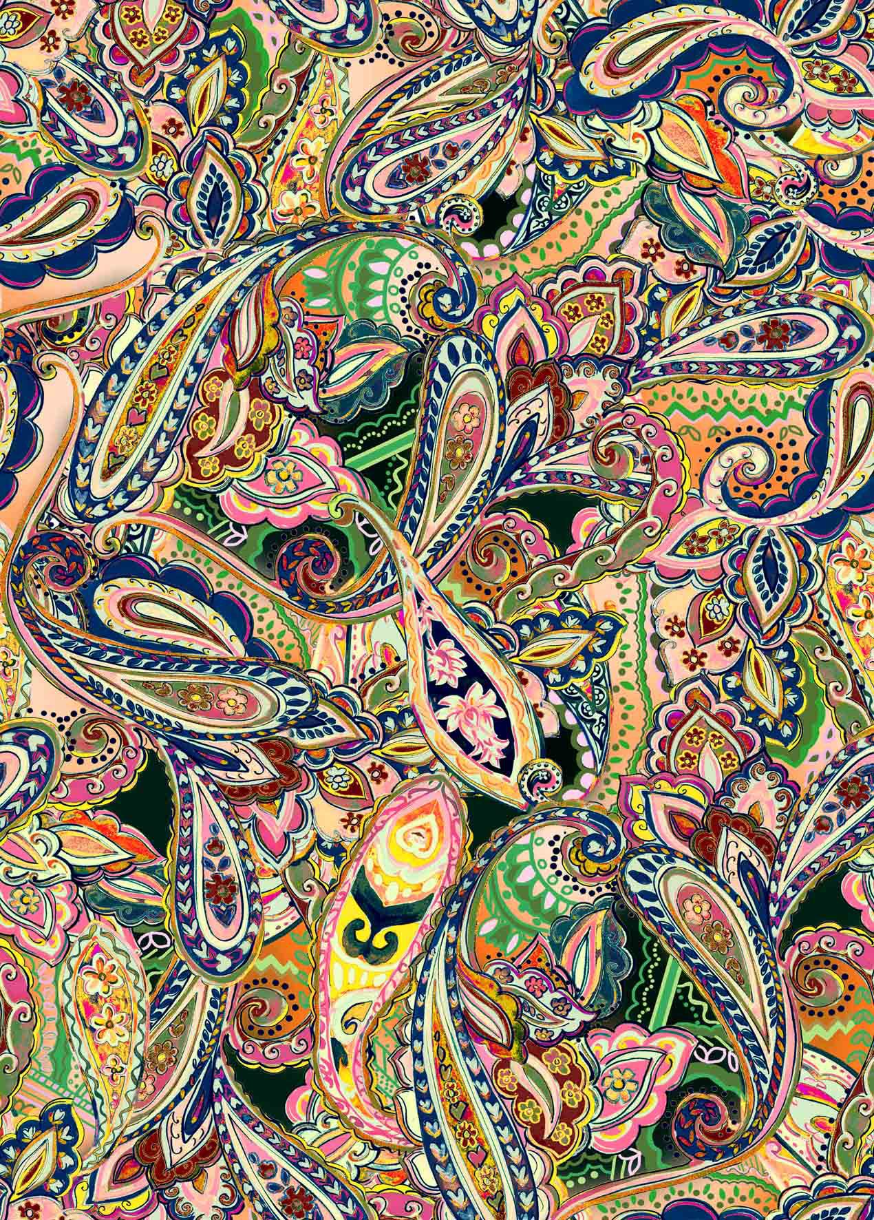 厂家直销90*88数码印花加工人棉面料 春夏衬衫睡衣面料现货供应