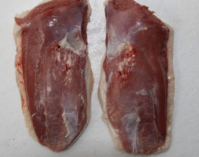 餐厅鹅胸肉批发 法式朗德鹅带皮 胸鹅肉