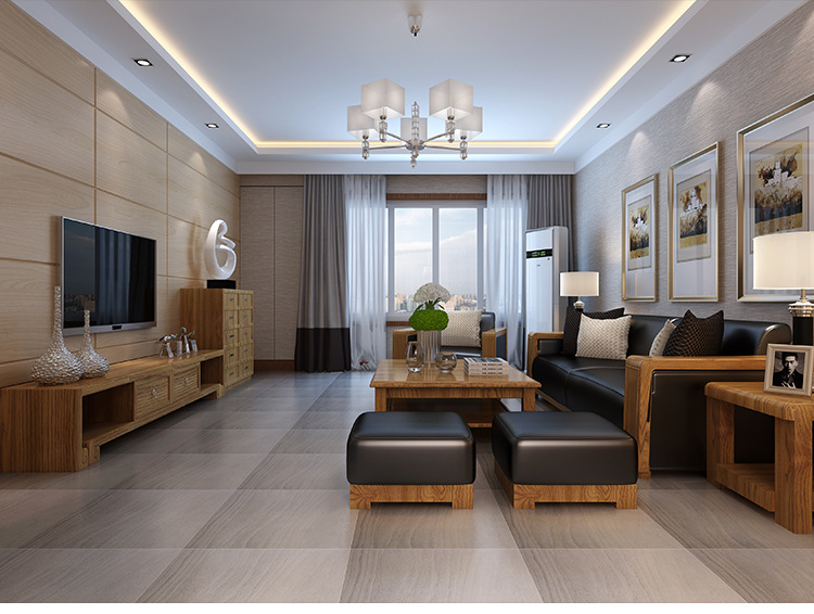 厂家直销建华陶瓷中式仿古砖600x600客厅防滑防水耐磨地板瓷砖