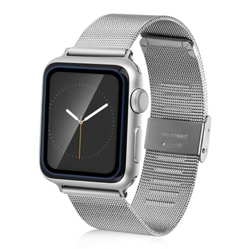 苹果智能手表iwatch 38mm 42mm全覆盖钢化玻璃黑边平面玻璃热卖