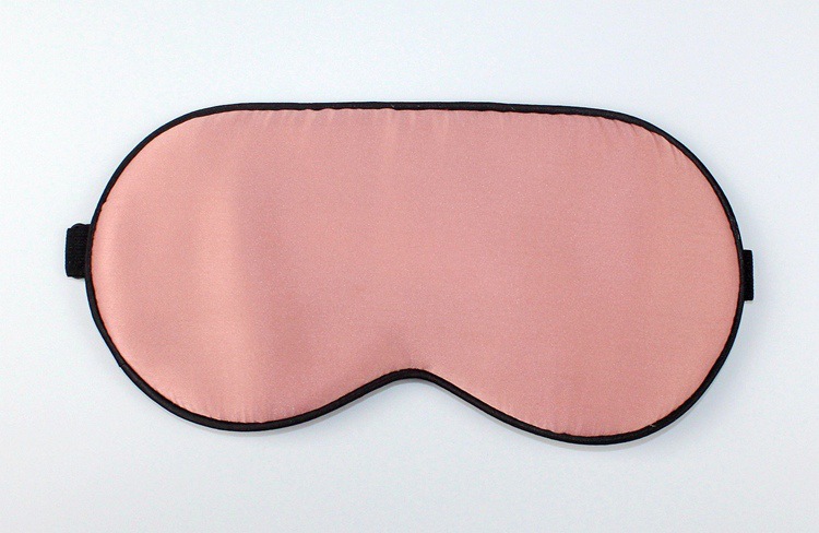亚马逊供货 100天然蚕丝睡眠面膜真丝眼罩 蚕丝眼膜 黑色遮光眼罩