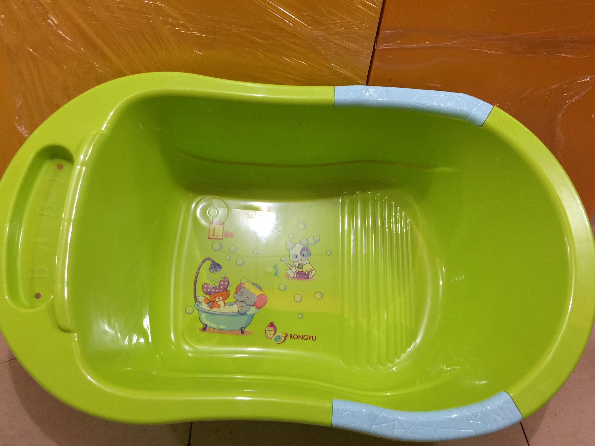 荣裕5501 婴儿塑料浴盆 婴儿宝宝儿童洗澡盆 婴幼儿宝宝沐浴盆