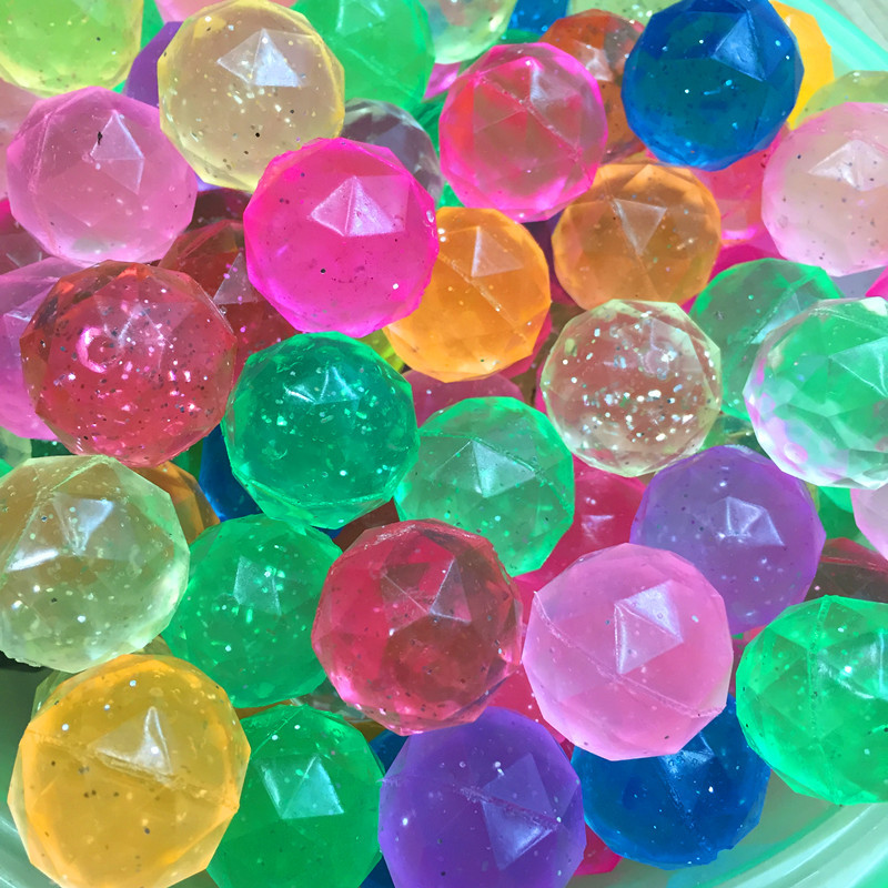 32混装弹力球厂家直销/磨砂/夜光球/跳跳球/双色磨砂/ 扭蛋机专用