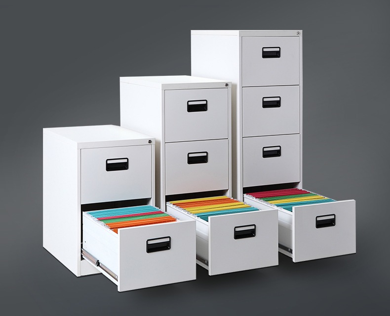 【广州工厂】钢制三抽活动柜 办公推柜 活动文件柜 矮柜 - 办公批发