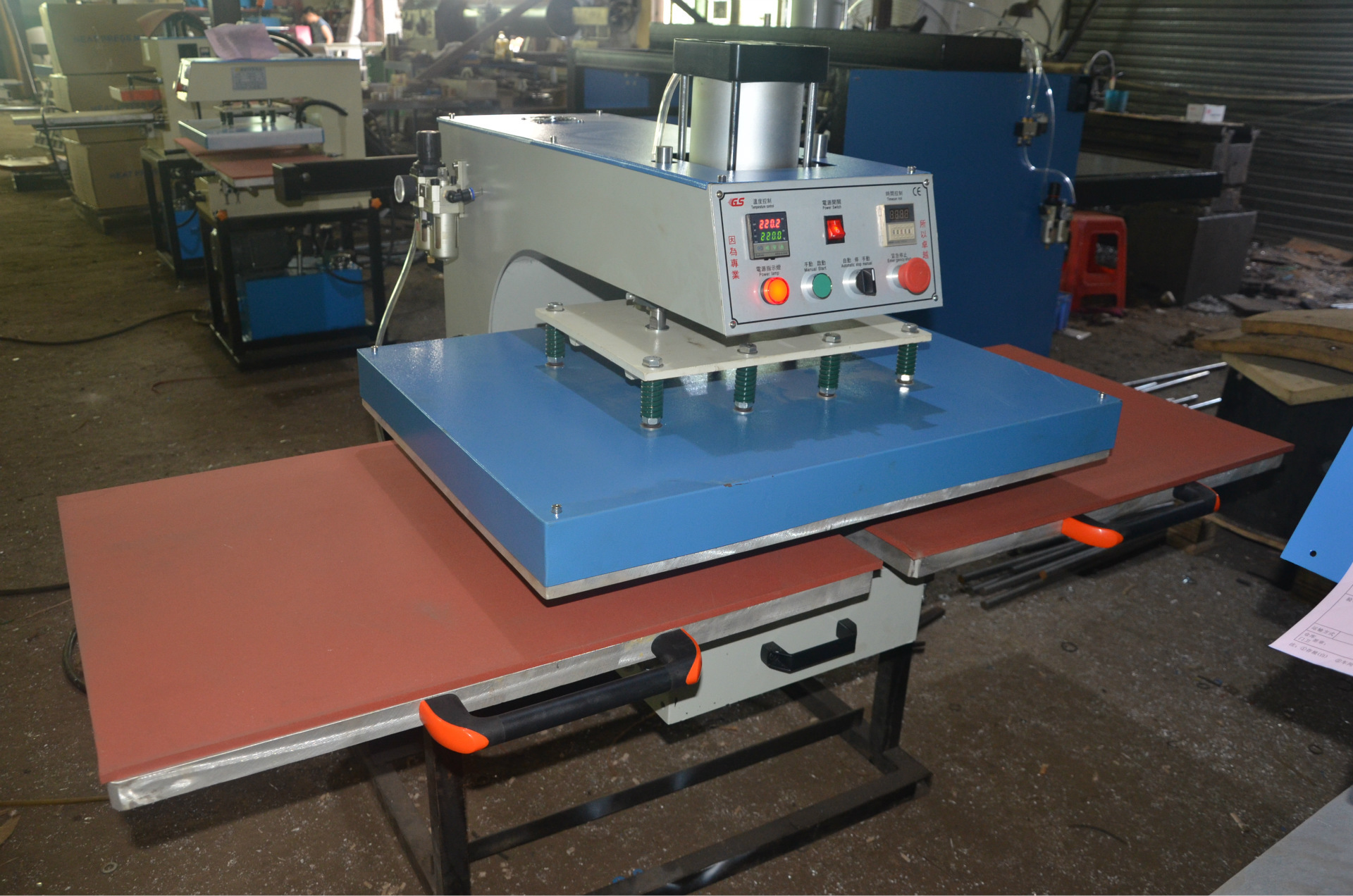 产地货源全自动双工位烫钻机气动烫珠机40*50 服装鞋面烫钻机