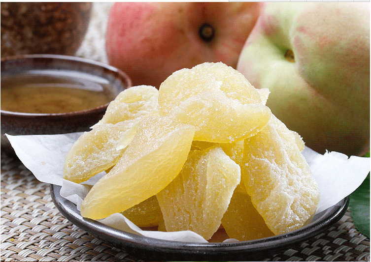 阿弟仔白桃干果脯独立小包装办公室休闲零食五斤装散称水果干